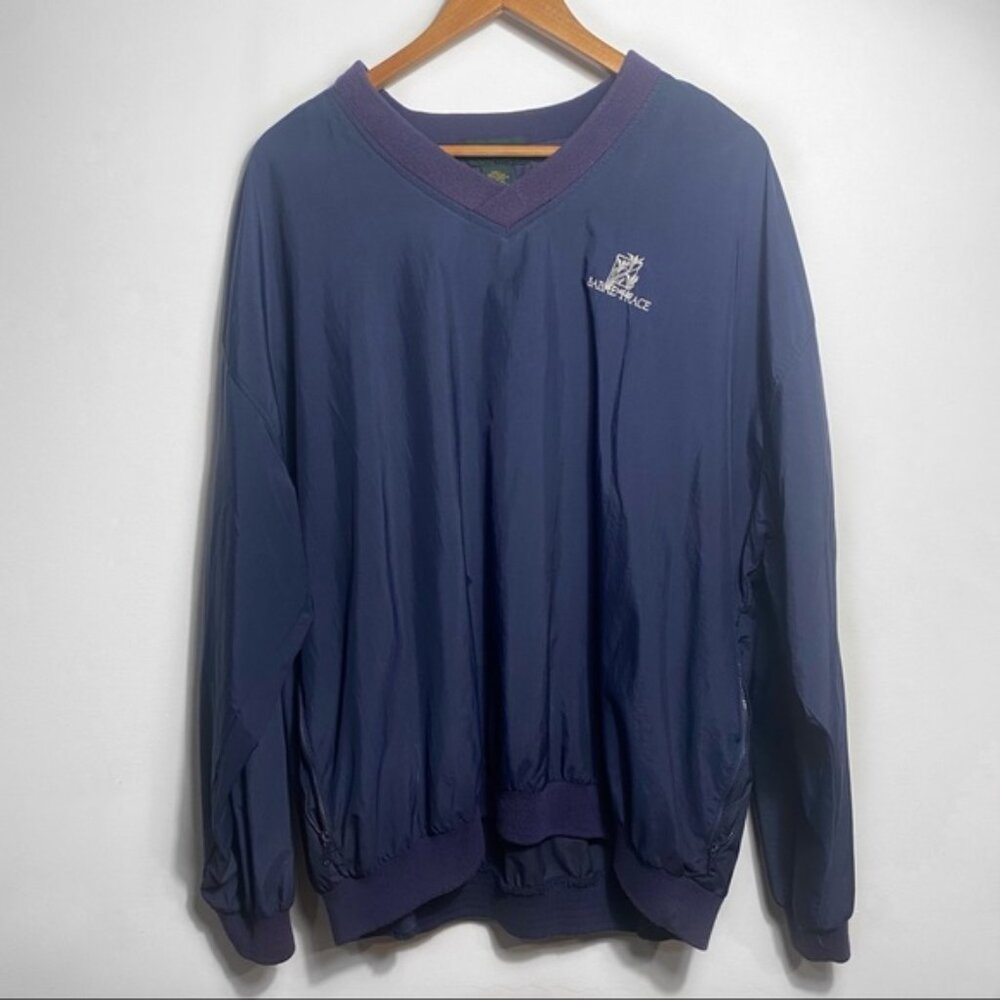 Izod club purple windbreaker size XL